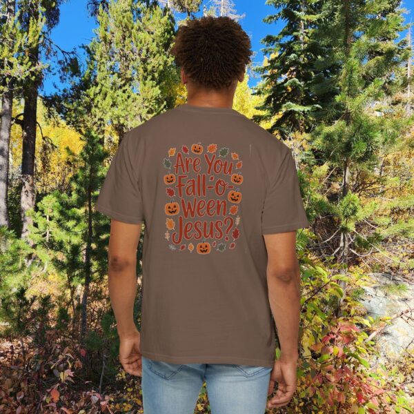 Model of Are you Fall-O-Ween Jesus Christian T-Shirt 26