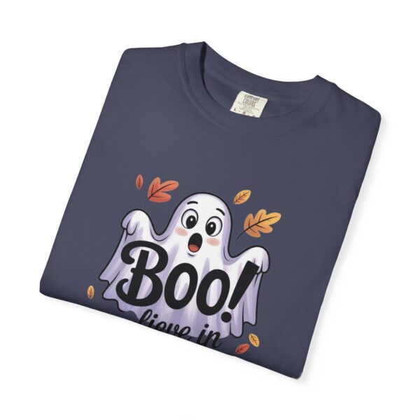 Model of Boo-lieve in Jesus Adorable Ghost Christian T-Shirt 76