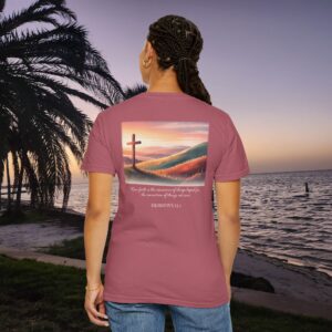 Faith is the Conviction of Things Not Seen Christian T-Shirt - Hebrews 11:1 - Image 25