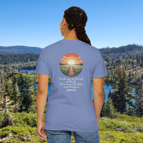 Model of Inspired by the Words of Jesus John 14:6 Christian T-Shirt 38