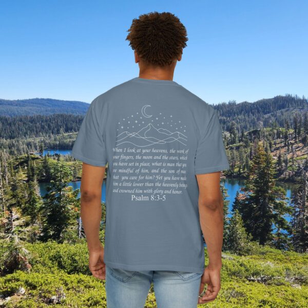 Model of Crowned with Glory and Honor Christian T-Shirt, Psalm 8:3-5 48