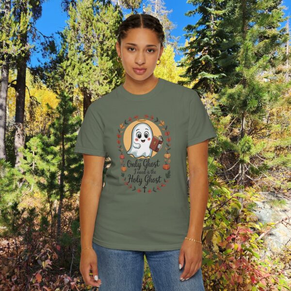 Model of Christian Holy Ghost Halloween T-Shirt 34