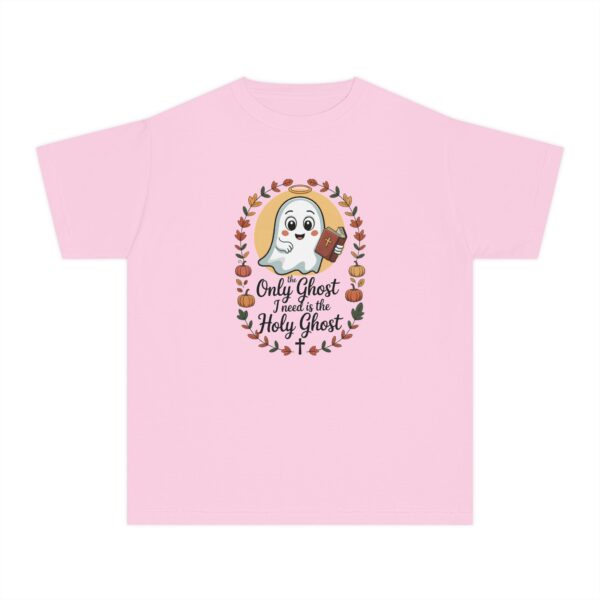 Model of The Only Ghost I Need is the Holy Ghost Kids Christian T-Shirt 30