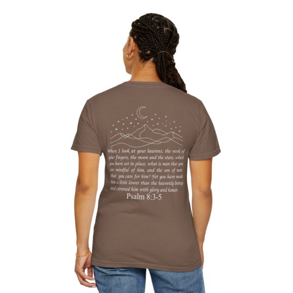 Model of Crowned with Glory and Honor Christian T-Shirt, Psalm 8:3-5 26