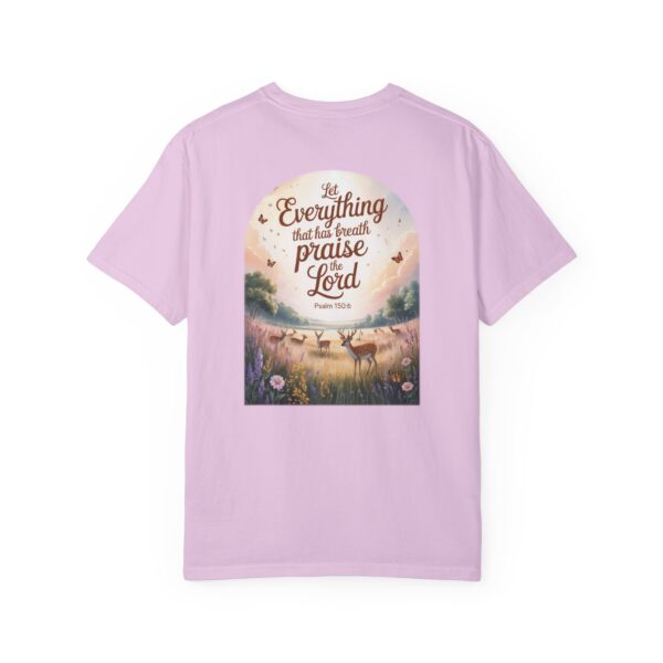 Model of Let Everything Praise the Lord Christian T-Shirt - Psalm 150:60 58