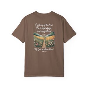 The Lord is My Refuge Christian T-Shirt - Psalm 91:2 - Image 12