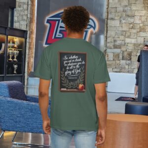 Christian Teacher T-Shirt 1 Corinthians 10:31 - Do All to the Glory of God - Image 2