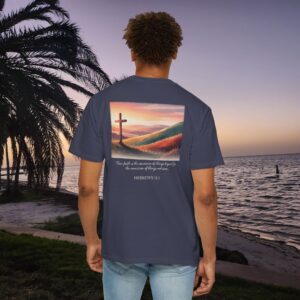 Faith is the Conviction of Things Not Seen Christian T-Shirt - Hebrews 11:1 - Image 20