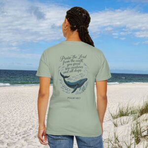 Praise the Lord from the Earth Christian T-Shirt - Psalm 148:7 - Image 14
