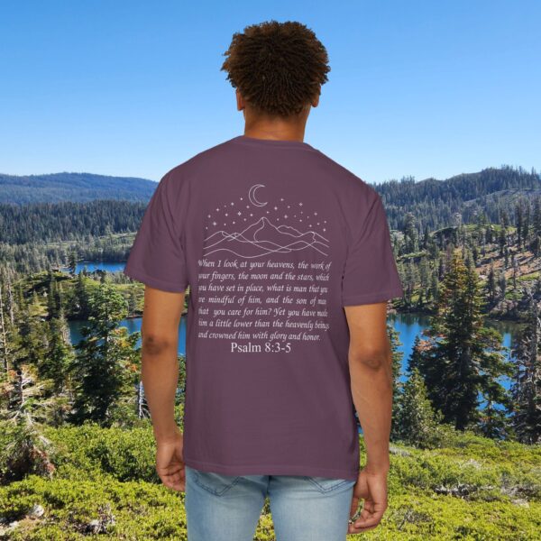 Model of Crowned with Glory and Honor Christian T-Shirt, Psalm 8:3-5 66