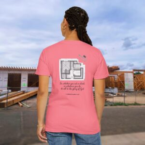 Christian Architecture T-Shirt 1 Corinthians 10:31 - Do All to the Glory of God - Image 32