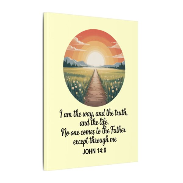 Model of I Am the Way and the Truth Christian Canvas Wall Art - John 14:6 2