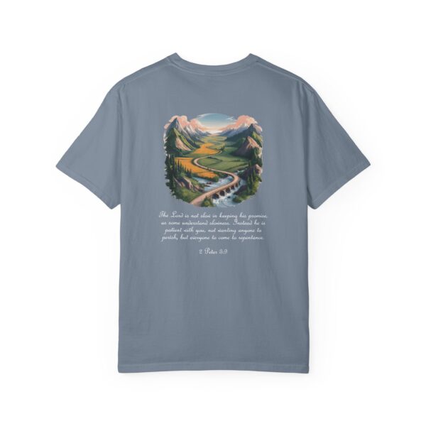 The Lord is Not Slow in Keeping His Promises Christian T-Shirt - 2 Peter 3:9 41 Model of The Lord is Not Slow in Keeping His Promises Christian T-Shirt - 2 Peter 3:9 40