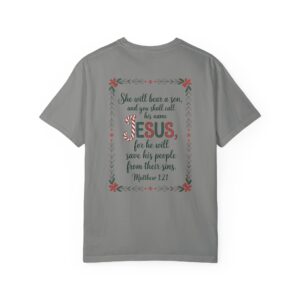 You Shall Call His Name Jesus Christian T-Shirt - Matthew 1:21 - Image 18