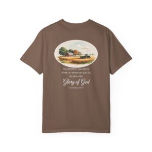Christian Farmer T-Shirt 1 Corinthians 10:31 -  Do All to the Glory of God - Image 12