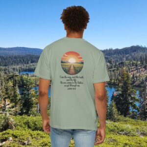 Inspired by the Words of Jesus John 14:6 Christian T-Shirt - Image 10