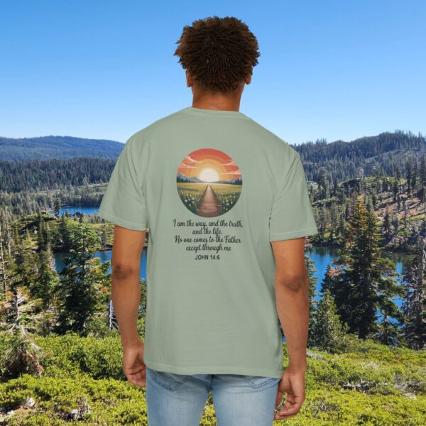 Model of Inspired by the Words of Jesus John 14:6 Christian T-Shirt 18
