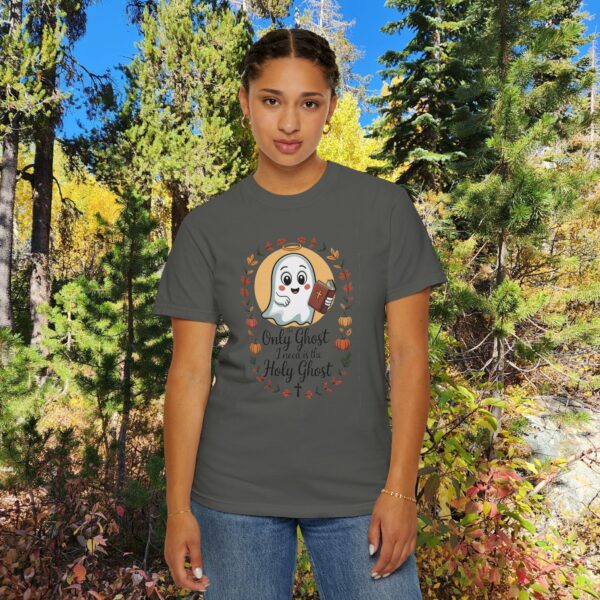 Model of Christian Holy Ghost Halloween T-Shirt 26