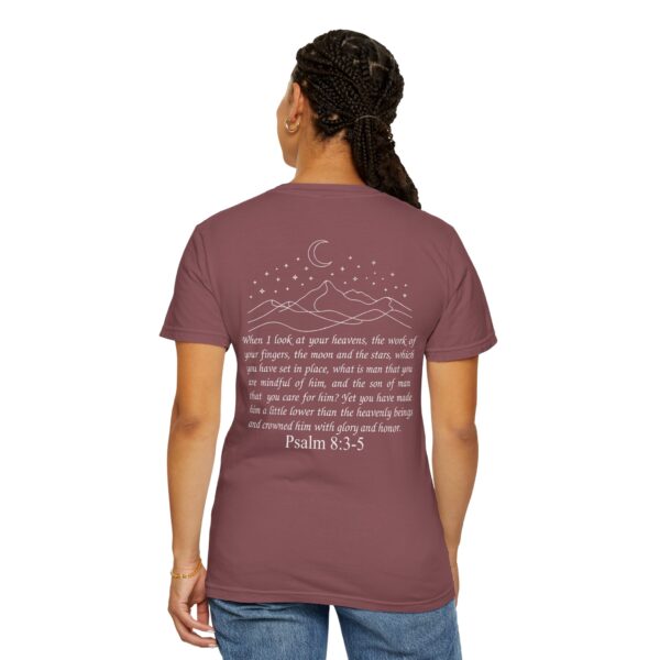 Model of Crowned with Glory and Honor Christian T-Shirt, Psalm 8:3-5 20