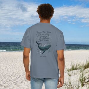 Praise the Lord from the Earth Christian T-Shirt - Psalm 148:7 - Image 22