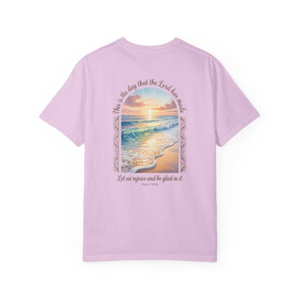 Model of The Day the Lord Has Made Christian T-Shirt - Psalm 118:24 38