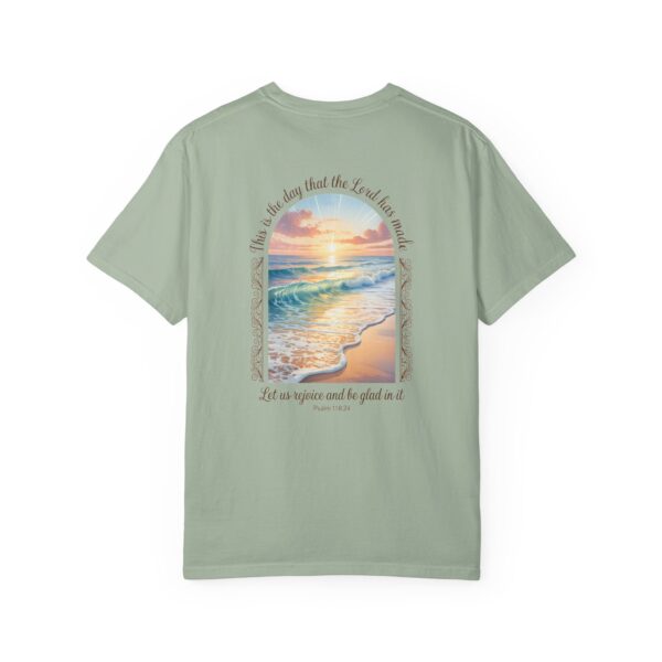 Model of The Day the Lord Has Made Christian T-Shirt - Psalm 118:24 22