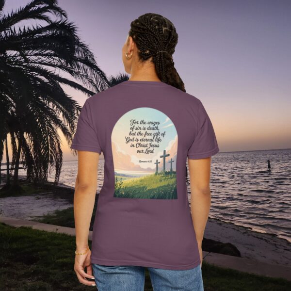 Model of Free Gift of God is Eternal Life Christian T-Shirt - Romans 6:23 68