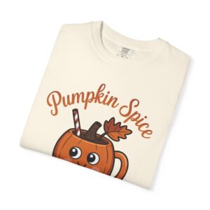 Pumpkin Spice & Jesus Christ Fall Christian T-Shirt - Image 3