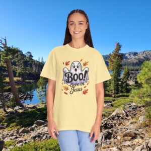 Boo-lieve in Jesus Adorable Ghost Christian T-Shirt - Image 17