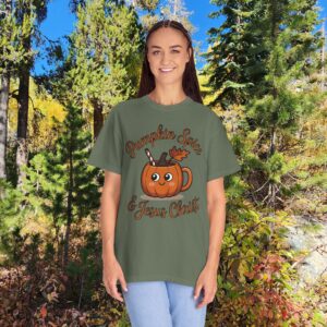 Pumpkin Spice & Jesus Christ Fall Christian T-Shirt - Image 13