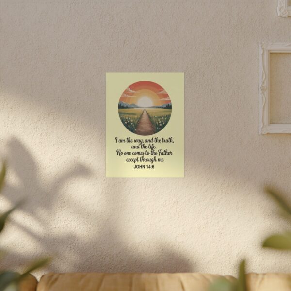 Model of I Am the Way and the Truth Christian Canvas Wall Art - John 14:6 4