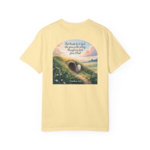 Thanks Be to God Christian T-Shirt - 1 Corinthians 15:57 - Image 12