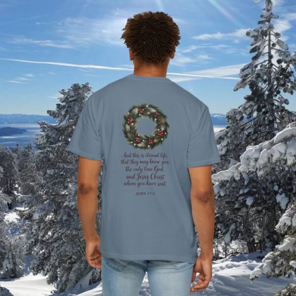 Model of They May Know You Christian T-Shirt - John 17:3 36