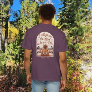 I Will Praise the Lord as Long as I Live Christian T-Shirt - Psalm 146:2 Thanksgiving Tee - Image 25