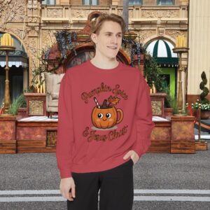Pumpkin Spice and Jesus Christ Fall Christian Sweatshirt - Image 26