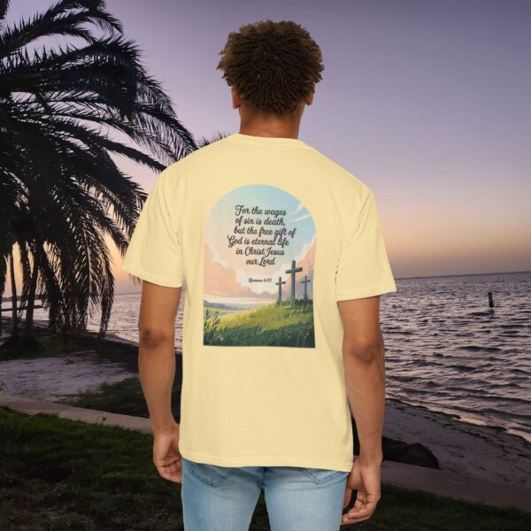 Model of Free Gift of God is Eternal Life Christian T-Shirt - Romans 6:23 18