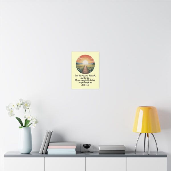 Model of I Am the Way and the Truth Christian Canvas Wall Art - John 14:6 6