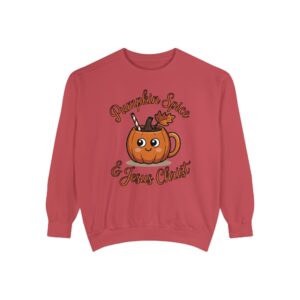 Pumpkin Spice and Jesus Christ Fall Christian Sweatshirt - Image 28