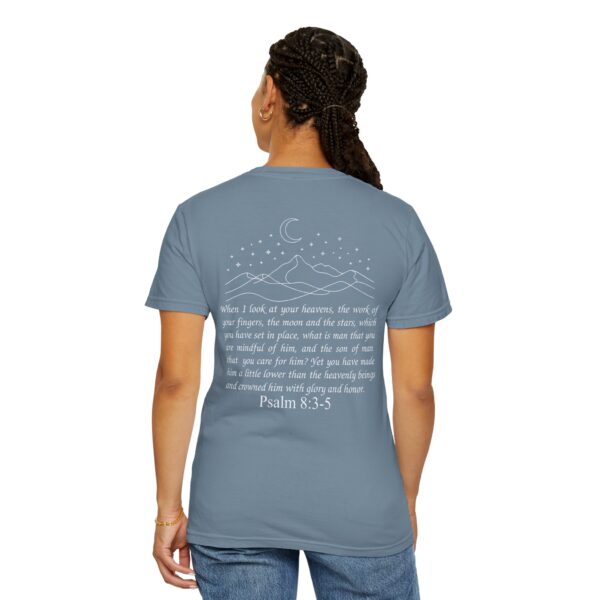 Model of Crowned with Glory and Honor Christian T-Shirt, Psalm 8:3-5 50