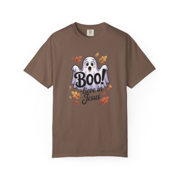 Model of Boo-lieve in Jesus Adorable Ghost Christian T-Shirt 54