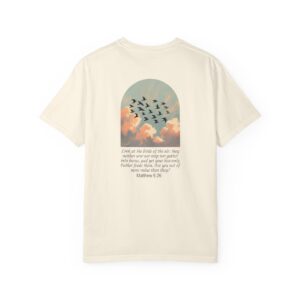 Look at the Birds of the Air Christian T-Shirt - Matthew 6:26 79 Look at the Birds of the Air Christian T-Shirt - Matthew 6:26 - Image 12