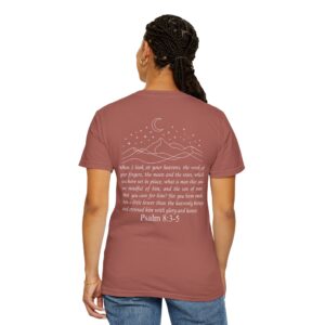 Crowned with Glory and Honor Christian T-Shirt, Psalm 8:3-5 - Image 38