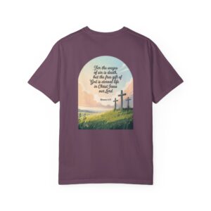 Free Gift of God is Eternal Life Christian T-Shirt - Romans 6:23 - Image 36
