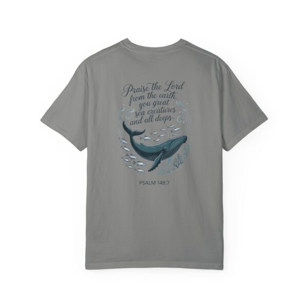 Model of Praise the Lord from the Earth Christian T-Shirt - Psalm 148:7 52