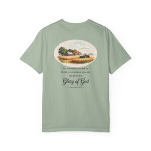 Christian Farmer T-Shirt 1 Corinthians 10:31 -  Do All to the Glory of God - Image 14