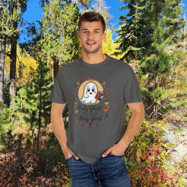 Model of Christian Holy Ghost Halloween T-Shirt 24