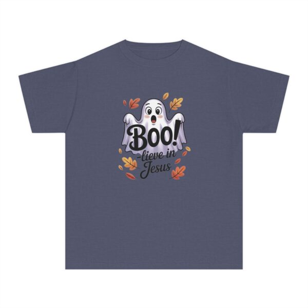 Model of Boo-lieve in Jesus Kids Tee – Fall Christian Shirt Sizes XS to XL 26
