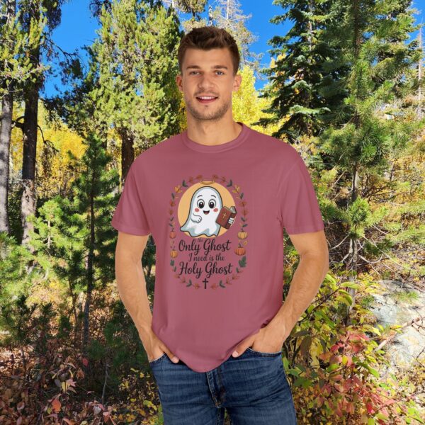 Model of Christian Holy Ghost Halloween T-Shirt 72
