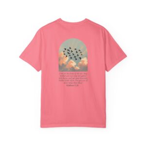 Look at the Birds of the Air Christian T-Shirt - Matthew 6:26 97 Look at the Birds of the Air Christian T-Shirt - Matthew 6:26 - Image 30