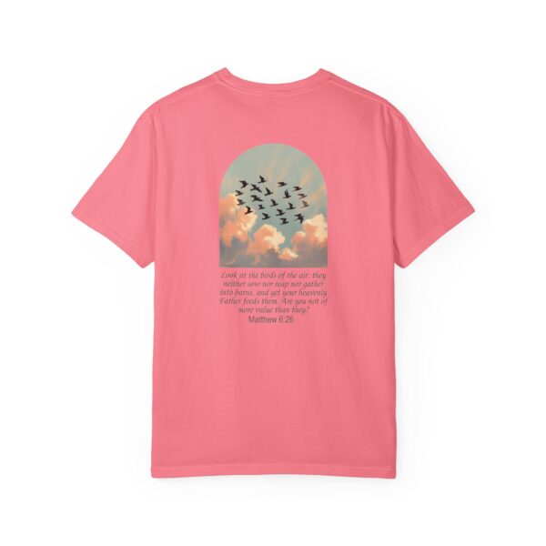 Look at the Birds of the Air Christian T-Shirt - Matthew 6:26 59 Model of Look at the Birds of the Air Christian T-Shirt - Matthew 6:26 58